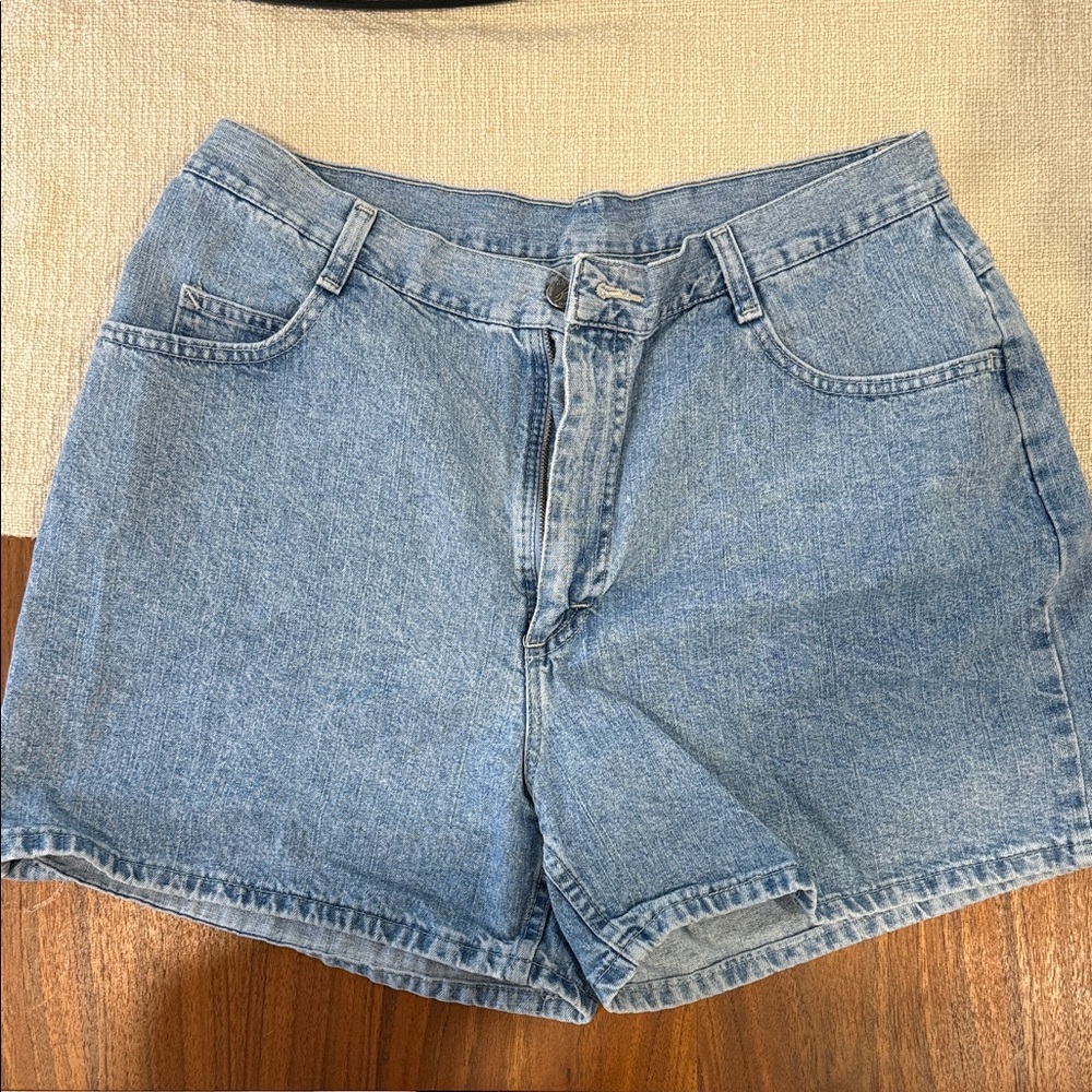 Classic Blue Denim Jean Shorts